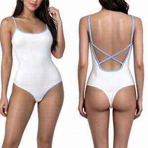 Le Lis Crisscrossed Bodysuit Size S